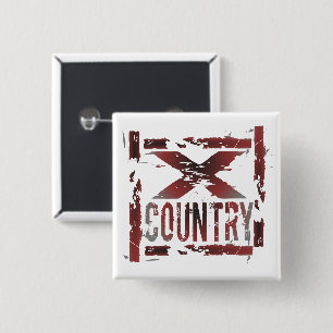 Macaron Carré 5 Cm Coureur XC cross-country