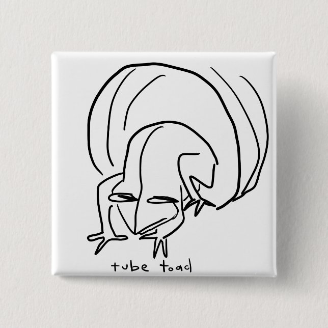 Macaron Carré 5 Cm crapaud (Devant)