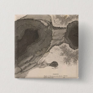 Macaron Carré 5 Cm Cratère de Kilauea, Hawaï