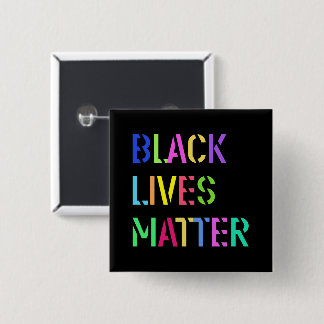 Macaron Carré 5 Cm Crayon de matière Black Lives 01 Couleur modifiabl