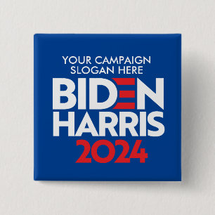 Macaron Carré 5 Cm Créez votre propre Slogan de campagne Biden Harris