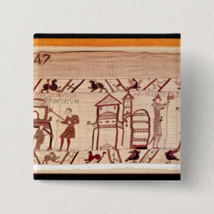 Macaron Carré 5 Cm Creusement des fortifications pour un camp à