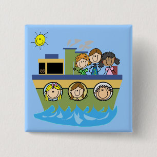 Macaron Carré 5 Cm Croisière de filles