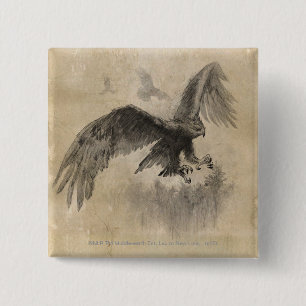 Macaron Carré 5 Cm Croquis Great Eagles