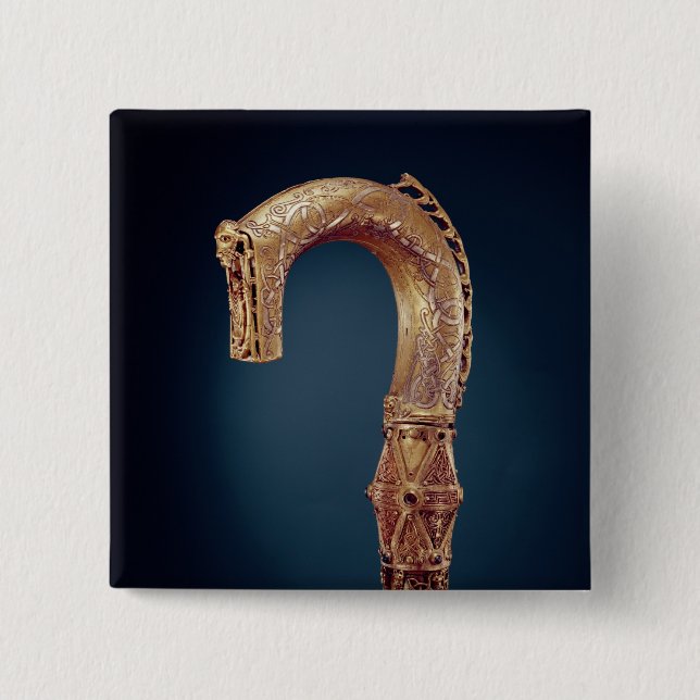 Macaron Carré 5 Cm Crosse de Clonmacnoise, comté Offaly, âge de (Devant)