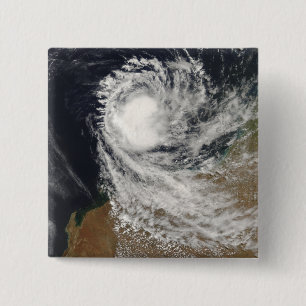 Macaron Carré 5 Cm Cyclone tropical Ophélie outre de l'Australie
