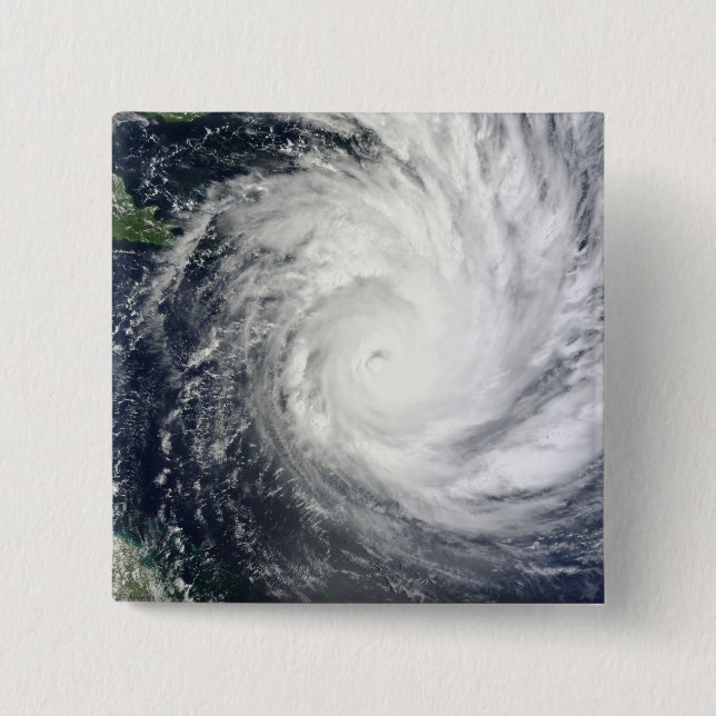 Macaron Carré 5 Cm Cyclone tropical Yasi (Devant)