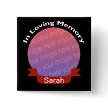 Dans la mémoire du bouton noir de photo avec le