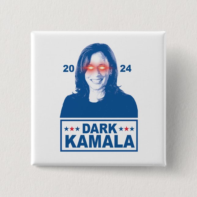 Macaron Carré 5 Cm Dark Kamala 2024 (Devant)