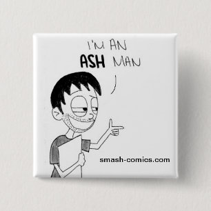 Macaron Carré 5 Cm De bouton étrange de client