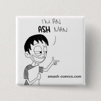 Macaron Carré 5 Cm De bouton étrange de client