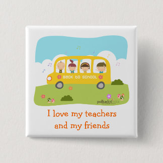 Macaron Carré 5 Cm De nouveau au Pin d'école