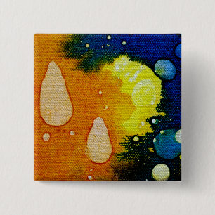 Macaron Carré 5 Cm Décès Polychromoptique par Michael Moffa