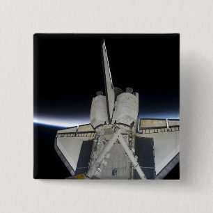 Macaron Carré 5 Cm Découverte de navette spatiale 6