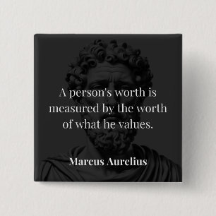 Macaron Carré 5 Cm Définir une valeur : Marcus Aurelius sur les valeu