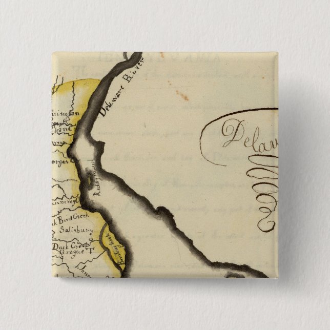 Macaron Carré 5 Cm Delaware 7 (Devant)