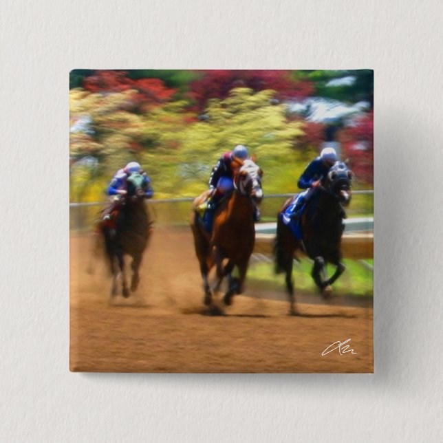 Macaron Carré 5 Cm Dernier bout droit (bouton) (Devant)