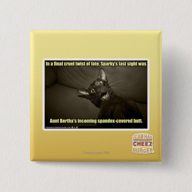 Macaron Carré 5 Cm Dernière vue Sparky (Devant)