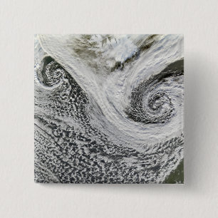 Macaron Carré 5 Cm Deux cyclones formés en tandem au sud de l'Islande