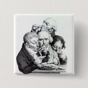 Macaron Carré 5 Cm d'Huitres de Les Mangeurs, 1825