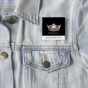 Macaron Carré 5 Cm Directrice Custom Button Pin de dames de Mlle