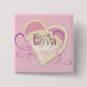 Macaron Carré 5 Cm Diva Heart