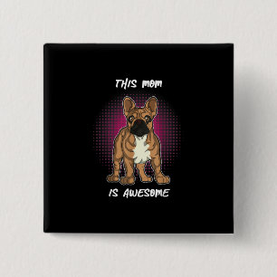 Macaron Carré 5 Cm Dog lovers French Bulldog