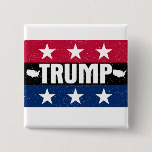 Macaron Carré 5 Cm Donald Trump