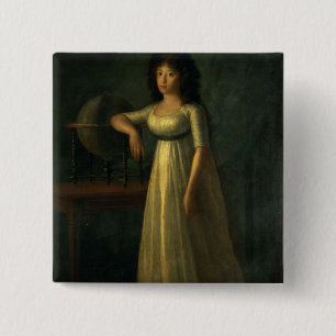 Macaron Carré 5 Cm Donna Joaquina Tellez-Giron, fille du duc