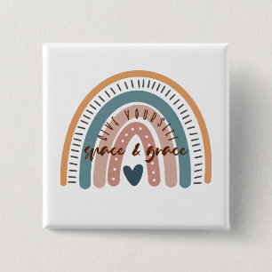 Macaron Carré 5 Cm Donnez-vous de l'espace et de la grâce