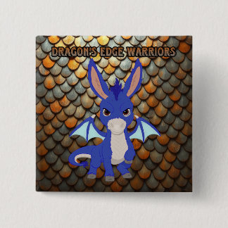 Macaron Carré 5 Cm Dragon's Edge Button
