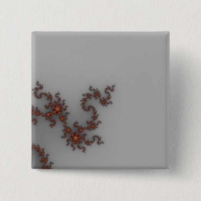 Macaron Carré 5 Cm Dragonthing - Fractal (Devant)