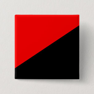 Macaron Carré 5 Cm Drapeau anarchiste (Anarchisme)