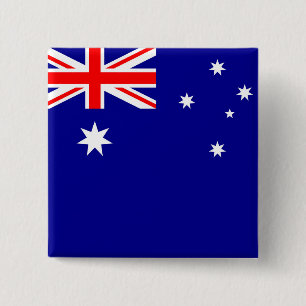 Macaron Carré 5 Cm Drapeau de l'Australie