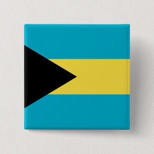Macaron Carré 5 Cm Drapeau des Bahamas