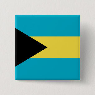 Macaron Carré 5 Cm Drapeau des Bahamas