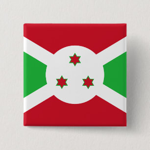 Macaron Carré 5 Cm Drapeau du Burundi