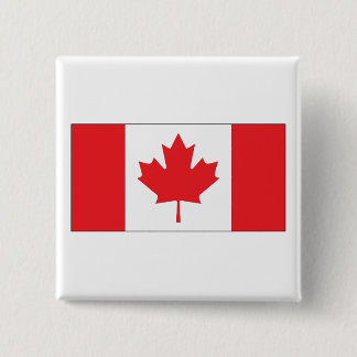 Macaron Carré 5 Cm Drapeau du Canada