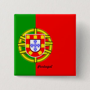 Macaron Carré 5 Cm Drapeau du Portugal