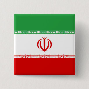 Macaron Carré 5 Cm Drapeau iranien
