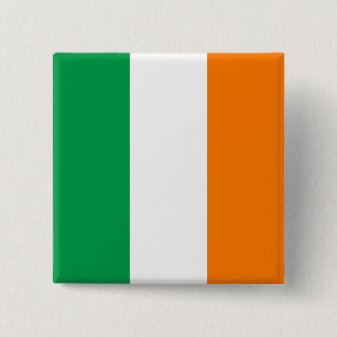 Macaron Carré 5 Cm Drapeau irlandais