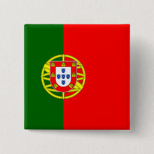 Macaron Carré 5 Cm Drapeau portugais (Portugal)