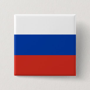 Macaron Carré 5 Cm Drapeau russe