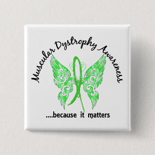 Macaron Carré 5 Cm Dystrophie musculaire grunge du papillon 6,1 de