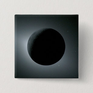 Macaron Carré 5 Cm Éclipse solaire totale Artemis II