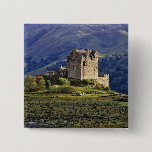 Macaron Carré 5 Cm Écosse, Highland, Wester Ross, Eilean Donan 3