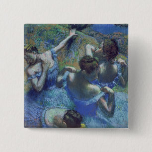 Macaron Carré 5 Cm Edgar Degas Blue Dancers, c.1899