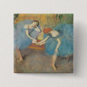 Macaron Carré 5 Cm Edgar Degas deux danseurs au repos, danseurs