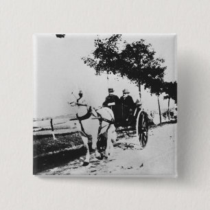Macaron Carré 5 Cm Edgar Degas Edgar Degas et un ami