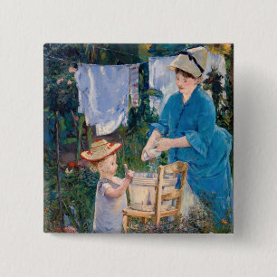 Macaron Carré 5 Cm Edouard Manet - Blanchisserie